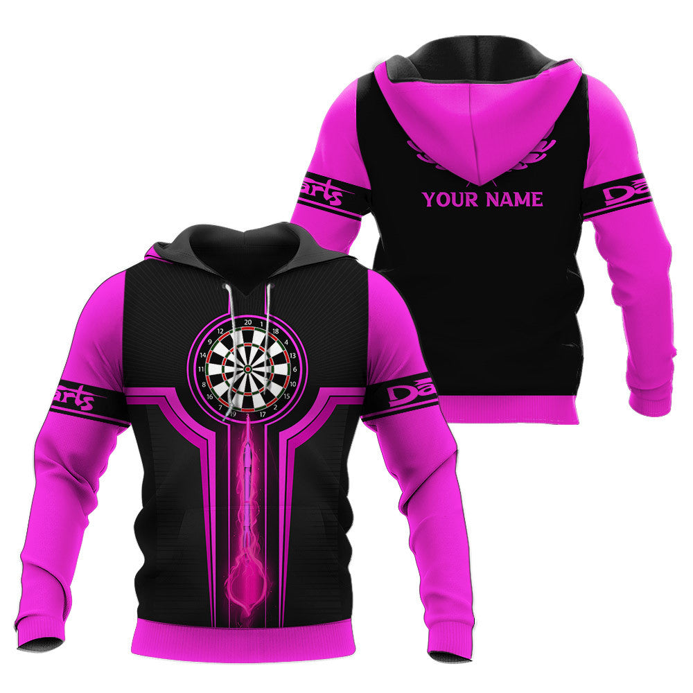 Pink Darts 3D Personalized Apparel Gift For Darts Lovers