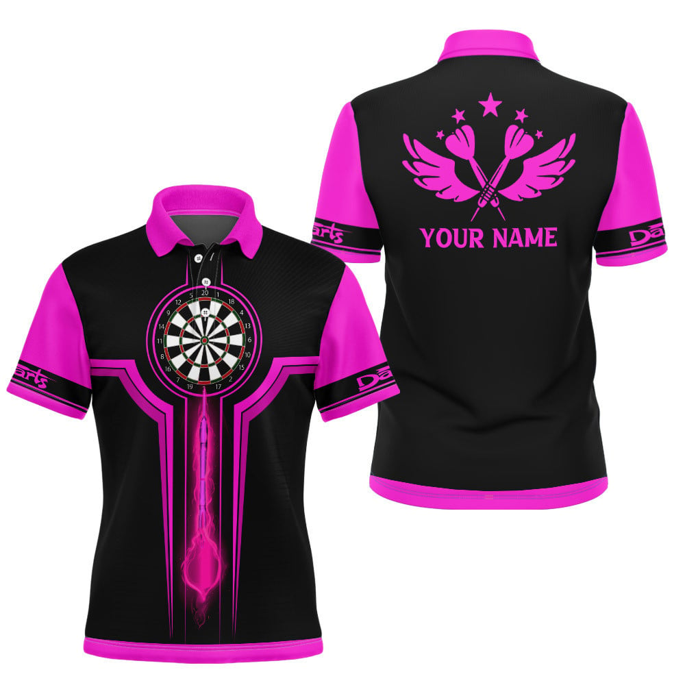 Pink Darts 3D Personalized Apparel Gift For Darts Lovers