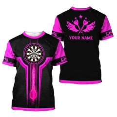 Pink Darts 3D Personalized Apparel Gift For Darts Lovers