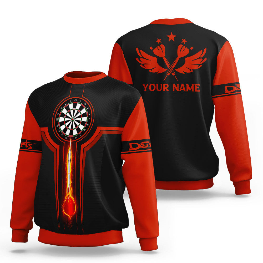 Darts Red 3D Personalized Apparel Gift For Darts Lovers