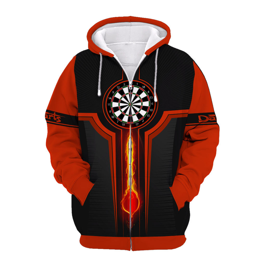 Darts Red 3D Personalized Apparel Gift For Darts Lovers