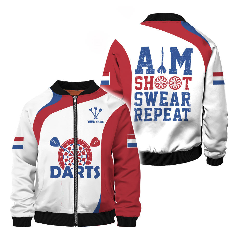 Netherlands Darts 3D Personalized Apparel Gift For Darts Lovers