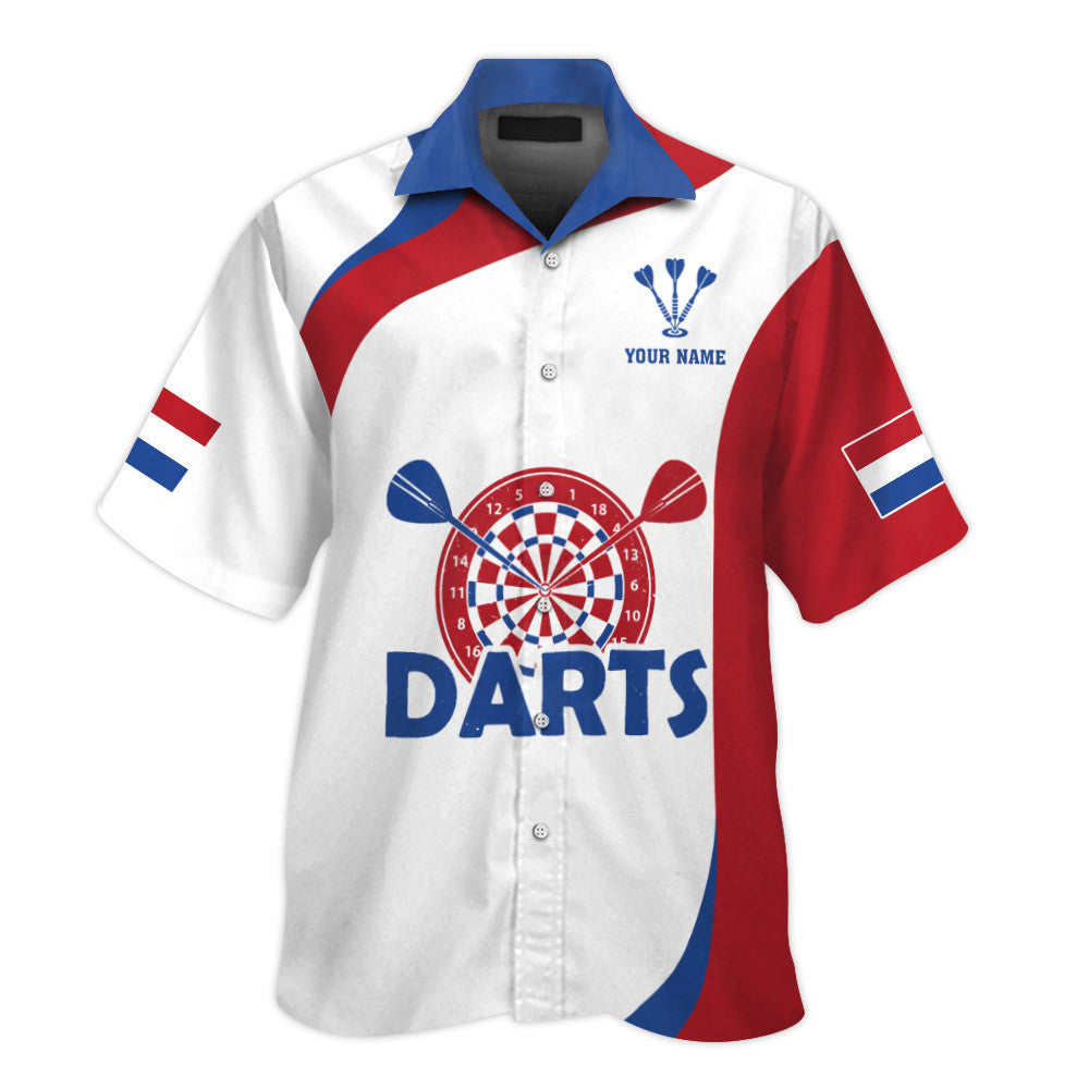 Netherlands Darts 3D Personalized Apparel Gift For Darts Lovers