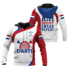 Netherlands Darts 3D Personalized Apparel Gift For Darts Lovers