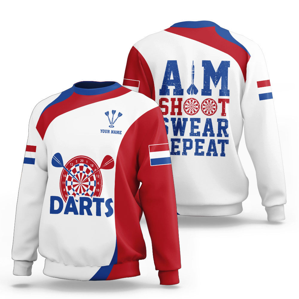 Netherlands Darts 3D Personalized Apparel Gift For Darts Lovers