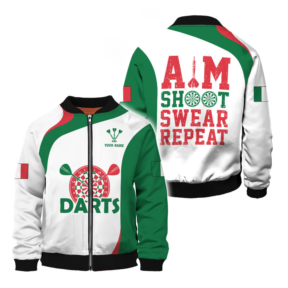 Italy Darts 3D Personalized Apparel Gift For Darts Lovers