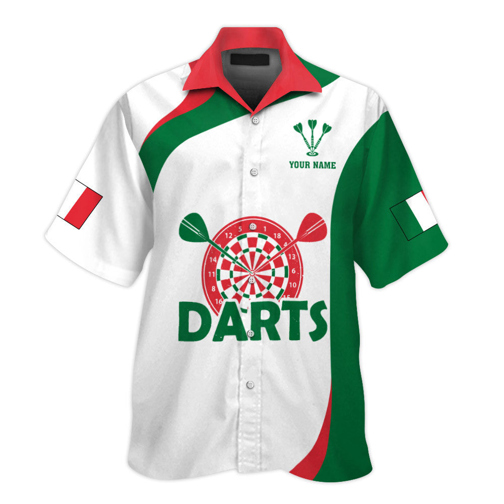 Italy Darts 3D Personalized Apparel Gift For Darts Lovers