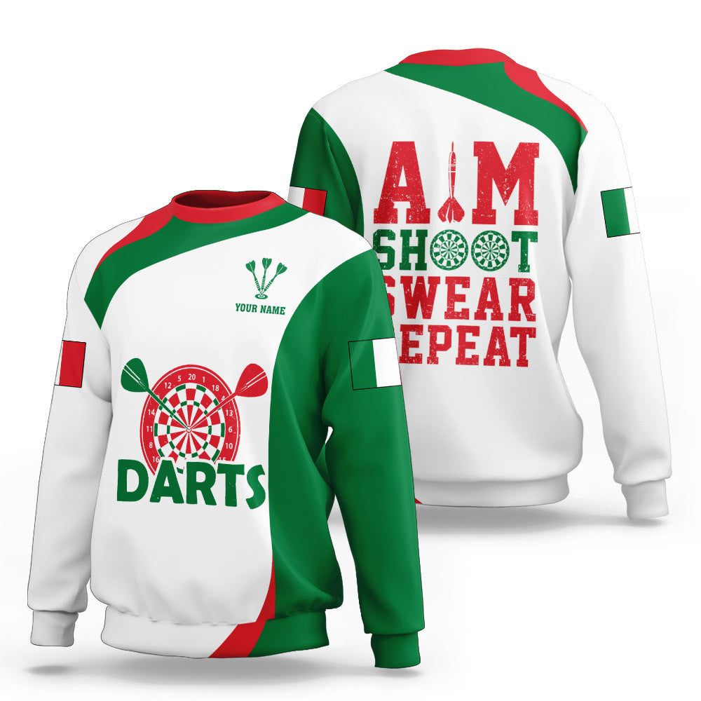 Italy Darts 3D Personalized Apparel Gift For Darts Lovers