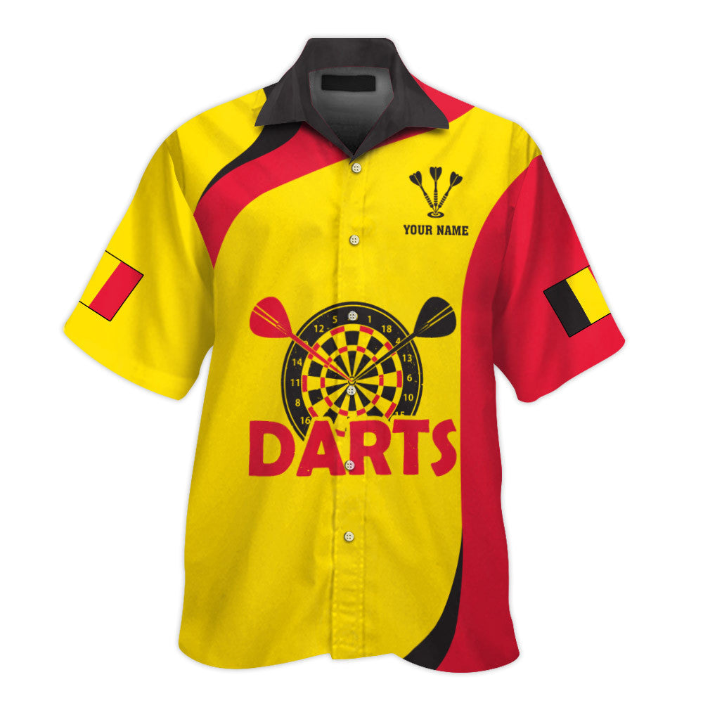 Belgium Darts 3D Personalized Apparel Gift For Darts Lovers