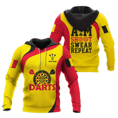 Belgium Darts 3D Personalized Apparel Gift For Darts Lovers