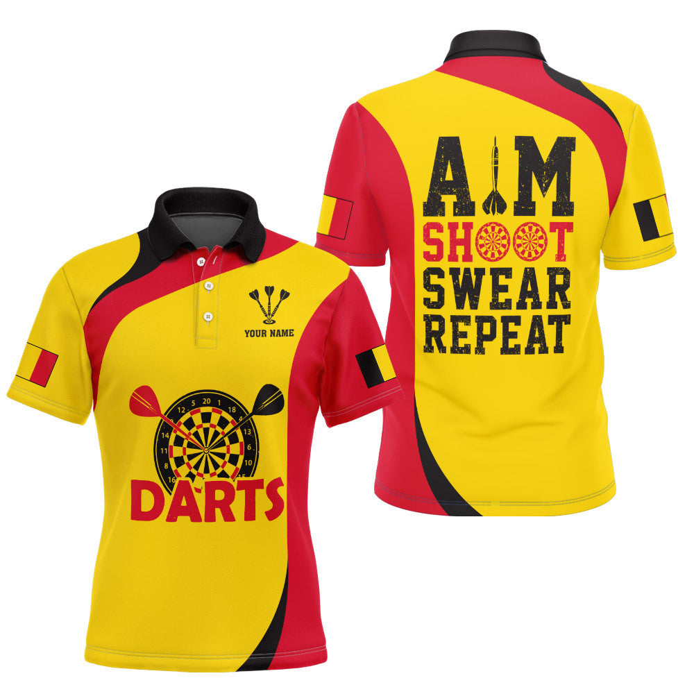 Belgium Darts 3D Personalized Apparel Gift For Darts Lovers