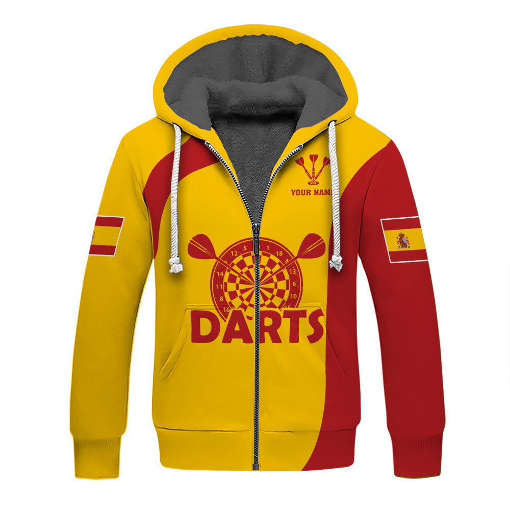 Spain Darts 3D Personalized Apparel Gift For Darts Lovers