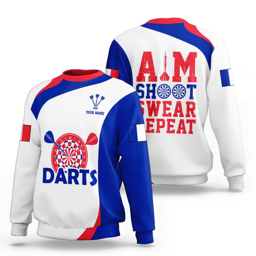 France Darts 3D Personalized Apparel Gift For Darts Lovers