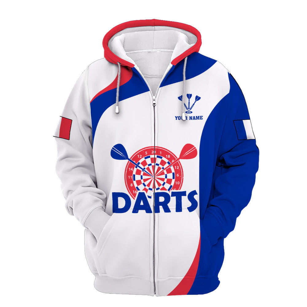 France Darts 3D Personalized Apparel Gift For Darts Lovers