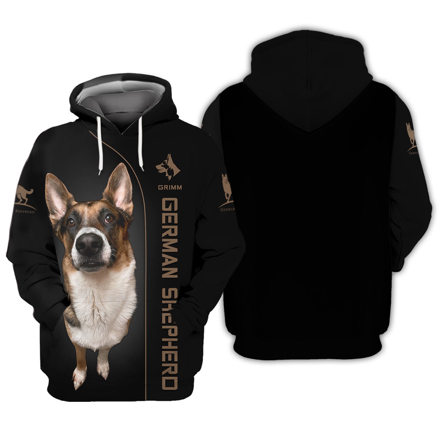 Love German Shepherd Shirt Grimm German Shepherd 3D Shirt