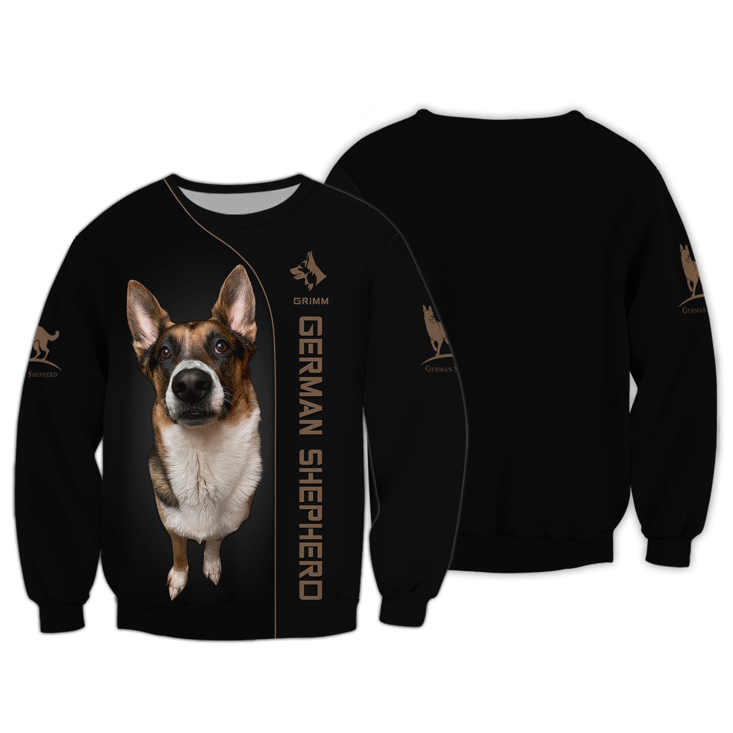 Love German Shepherd Shirt Grimm German Shepherd 3D Shirt