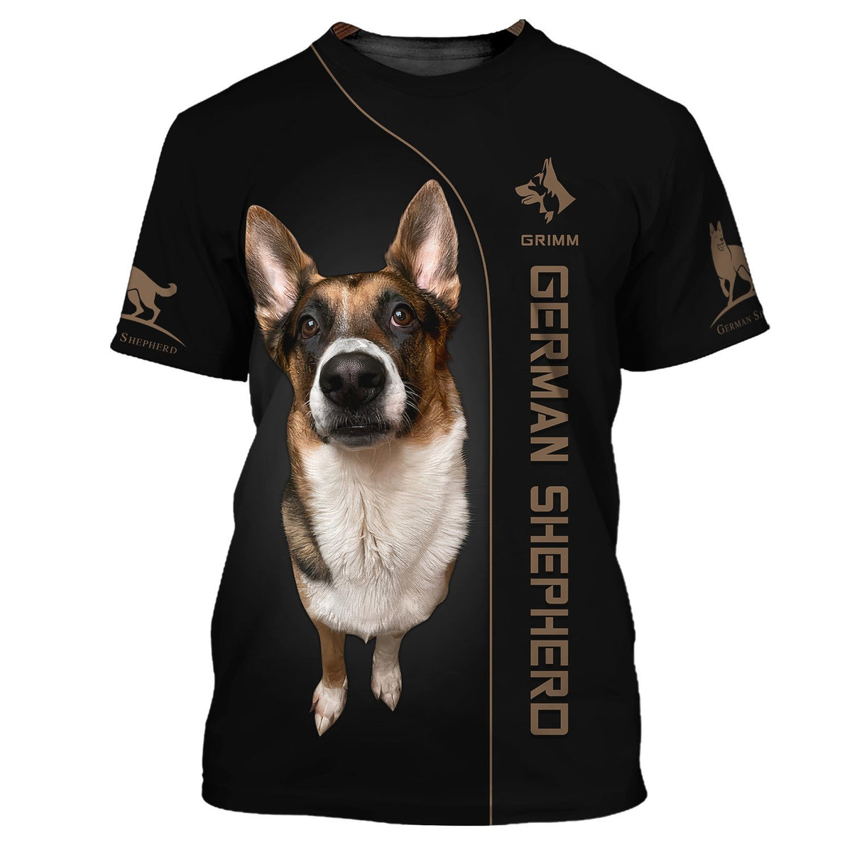 Love German Shepherd Shirt Grimm German Shepherd 3D Shirt