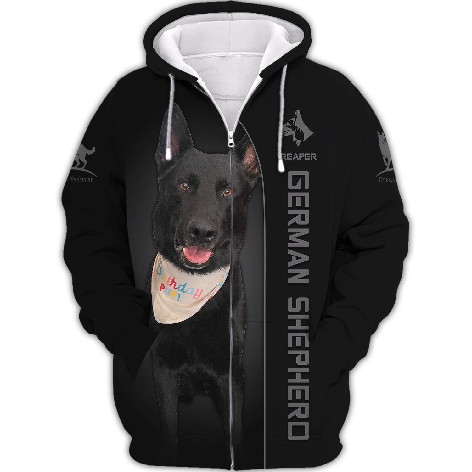 Love German Shepherd Shirts Reaper German Shepherd 3D Shirts