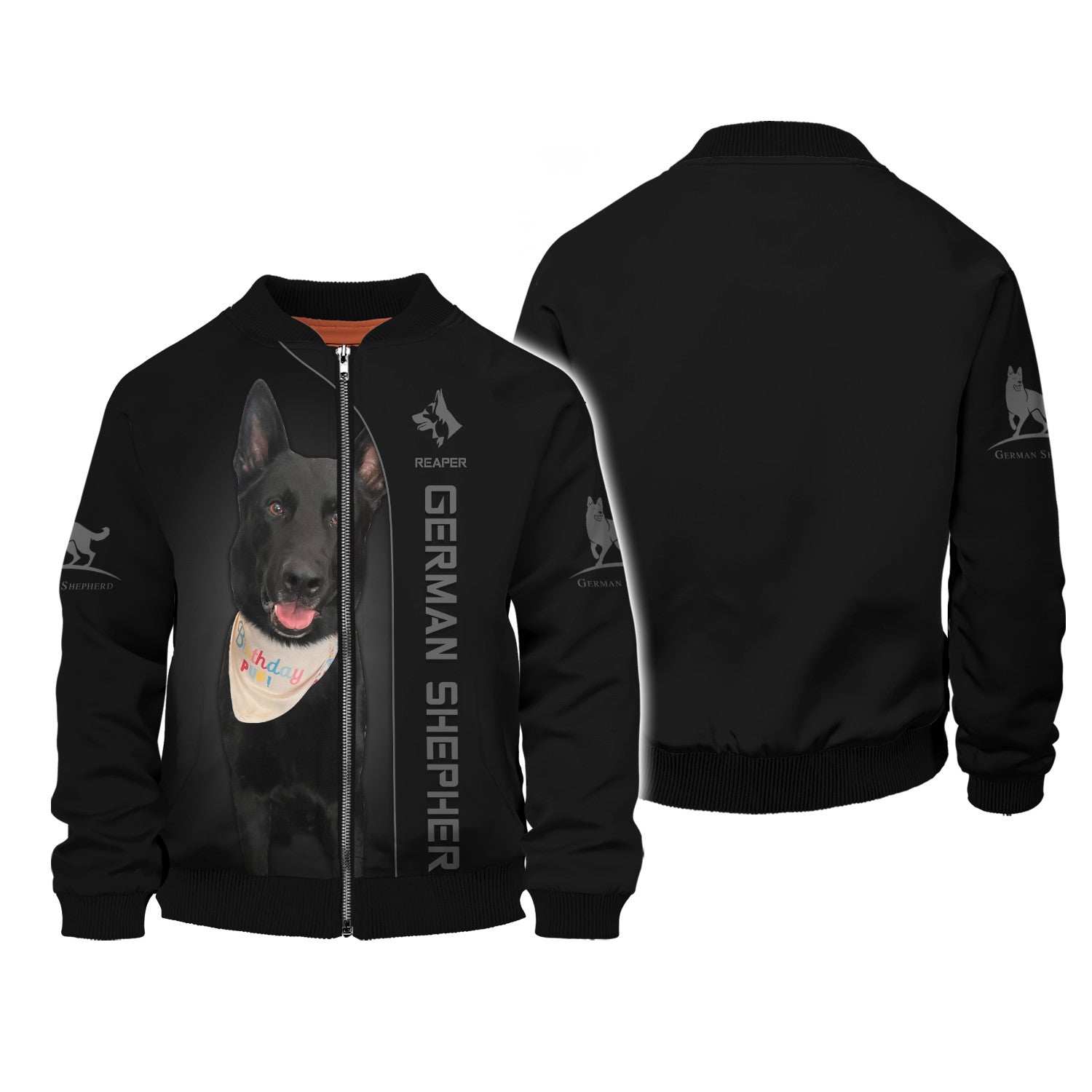 Love German Shepherd Shirts Reaper German Shepherd 3D Shirts