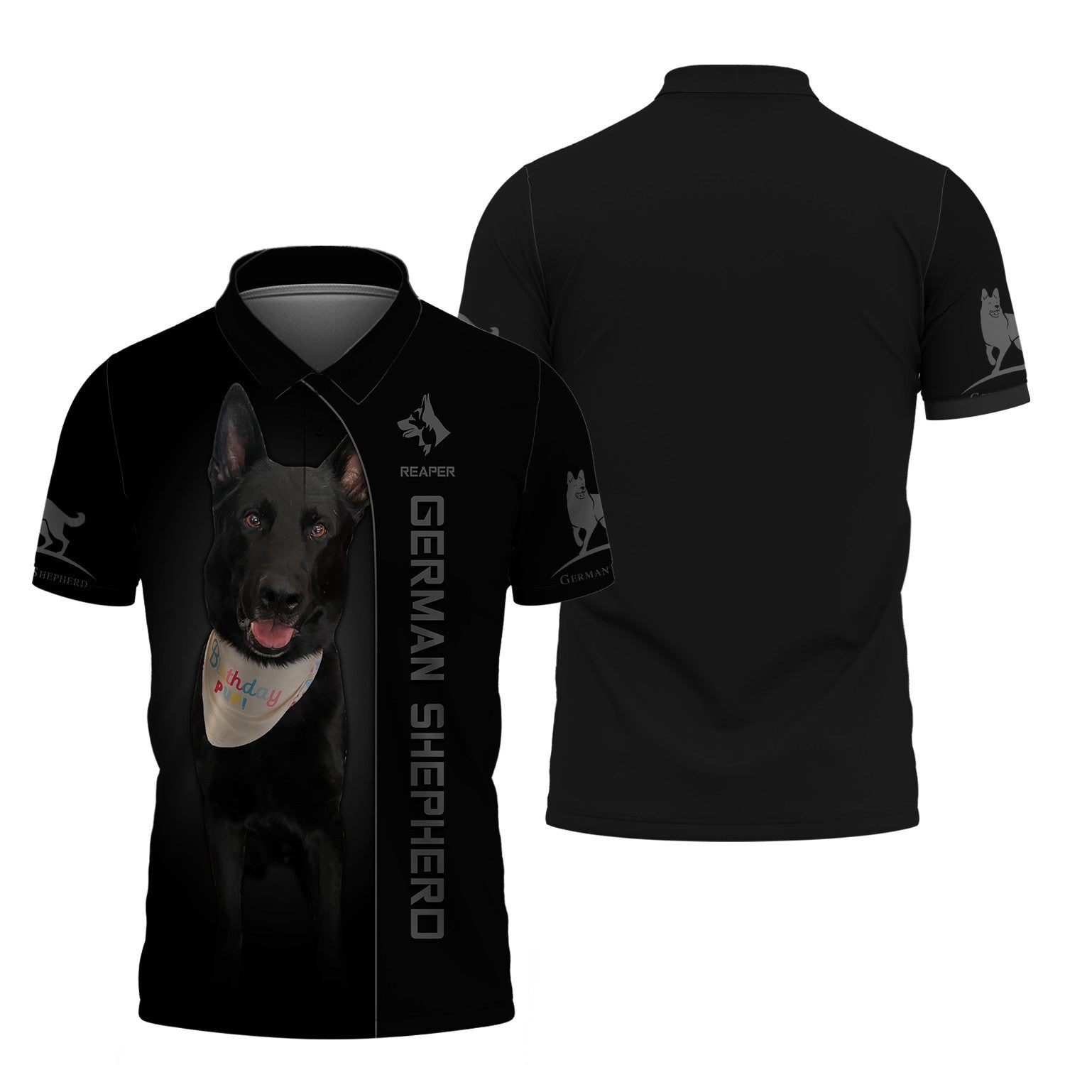 Love German Shepherd Shirts Reaper German Shepherd 3D Shirts