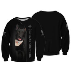 Love German Shepherd Shirts Reaper German Shepherd 3D Shirts