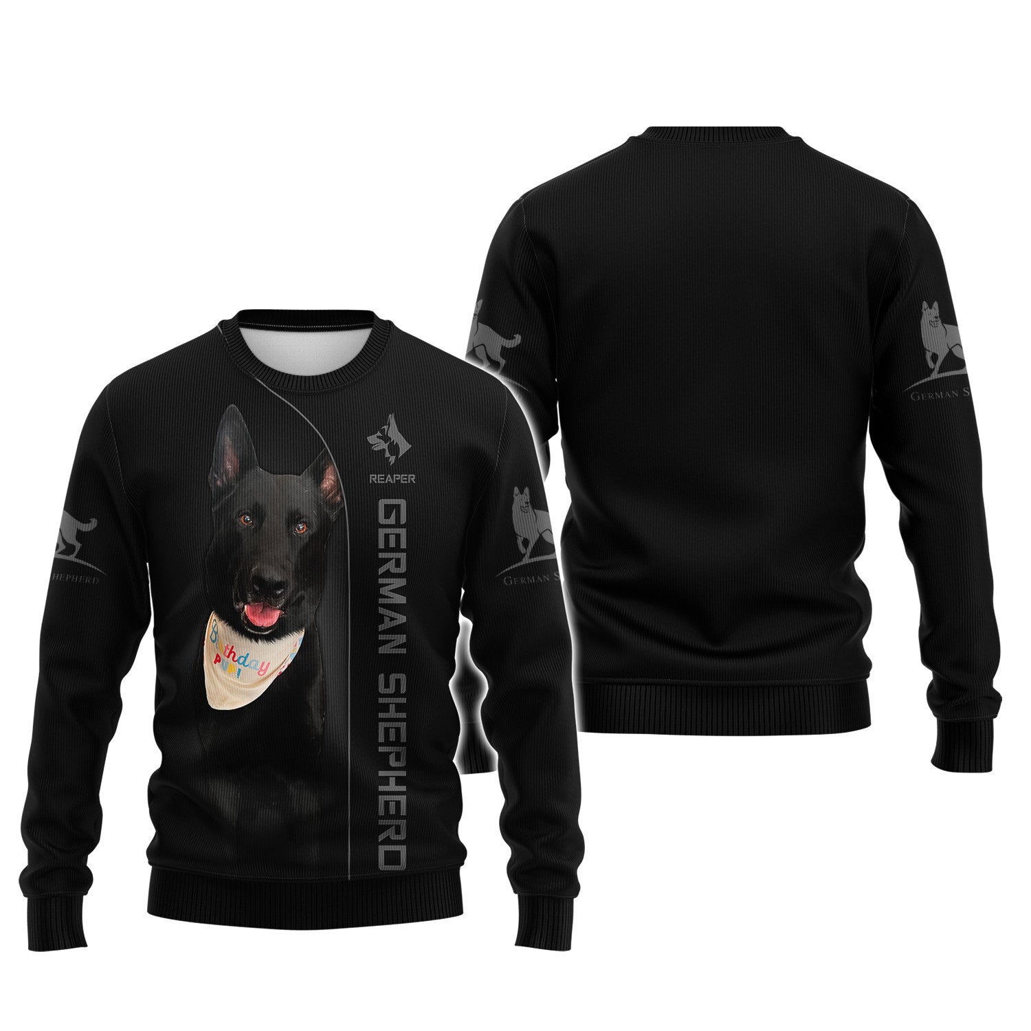 Love German Shepherd Shirts Reaper German Shepherd 3D Shirts