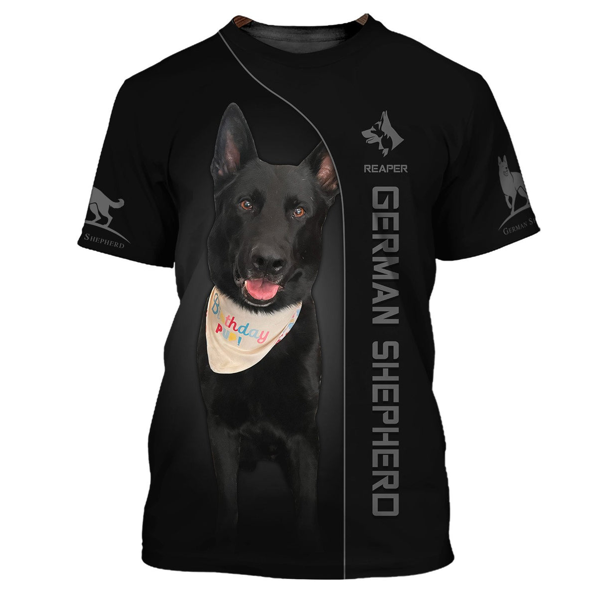 Love German Shepherd Shirts Reaper German Shepherd 3D Shirts