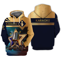 Karaoke Personalized Name 3D Shirts Custom Gifts Karaoke Shirts