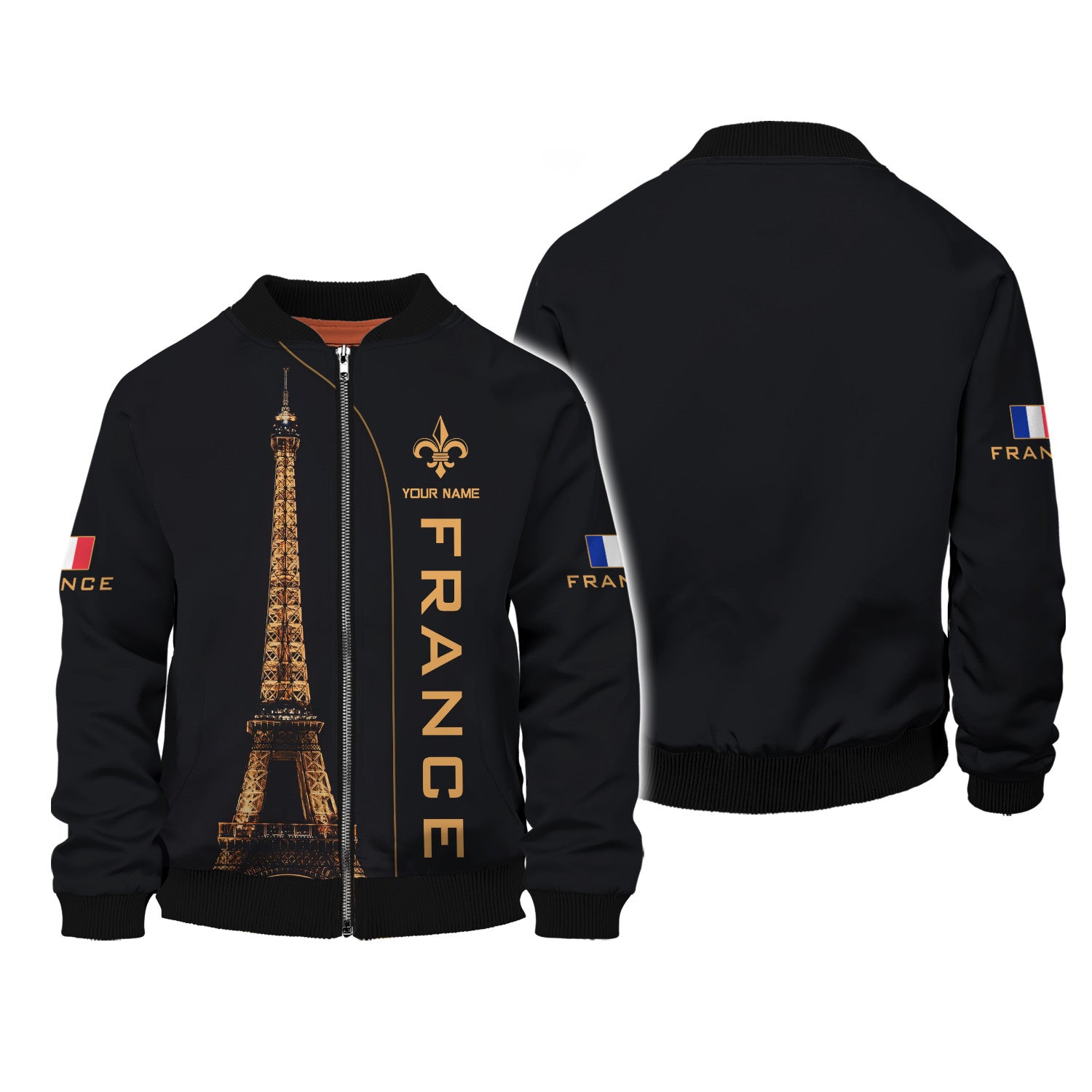 France Shirt Eiffel Personalized Name 3D Shirt Gift For France Lovers