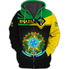 Custom Name 3D Brazil Shirts Personalized Gift For Brazil Lovers