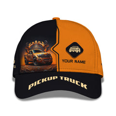 Custom Name 3D Pickup Truck Classic Cap Personalized Gift For Pickup Truck Lovers