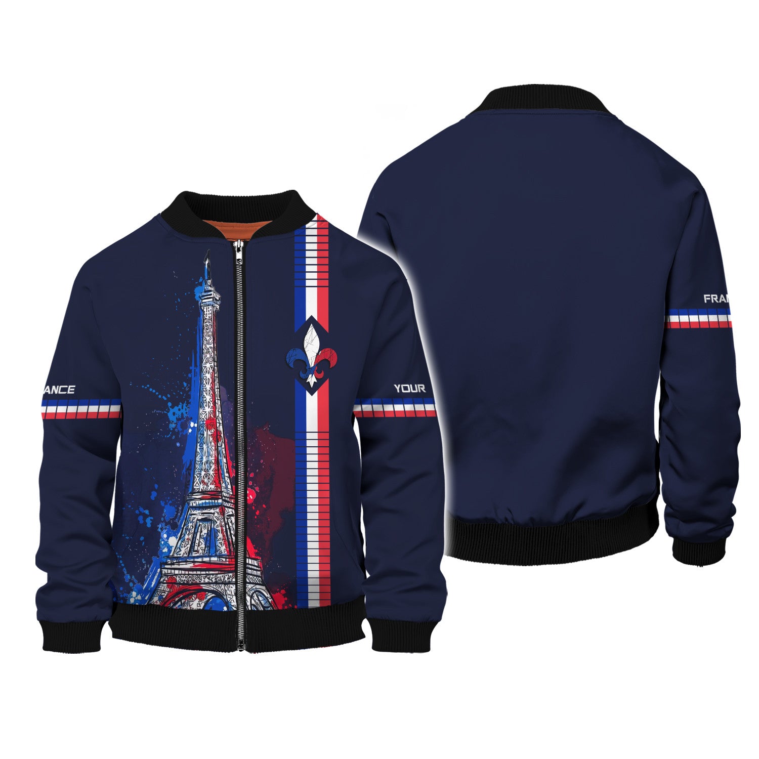 France Personalized Name 3D Shirt France Flag Custom Gift For France Lovers