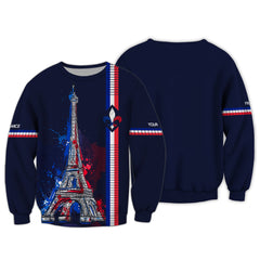 France Personalized Name 3D Shirt France Flag Custom Gift For France Lovers