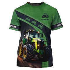 Tractor Personalized Name 3D Zipper Hoodie John Deere Gift For Jeep Lovers