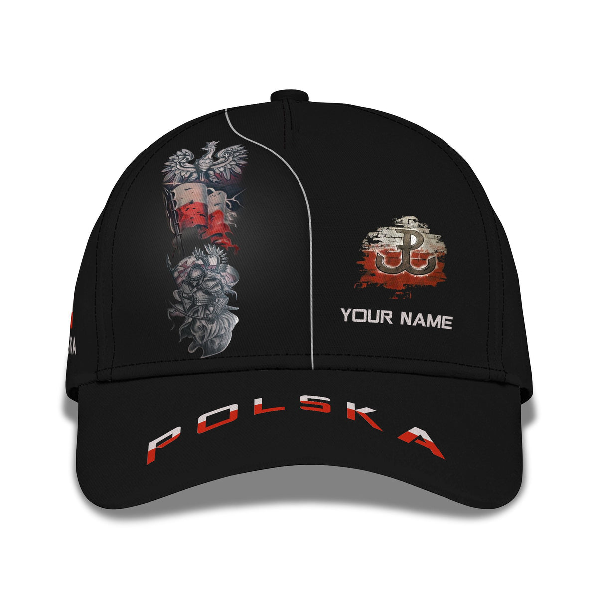 Custom Name Polska 3D Classic Cap Personalized Name Gift For Polska Lovers