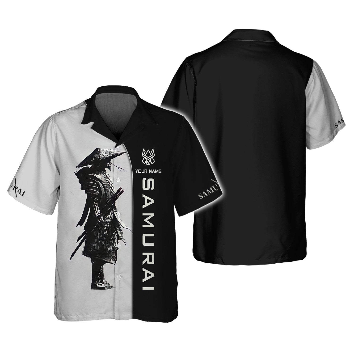 Samurai Personalized Name 3D Shirt Custom Gift For Samurai Lovers