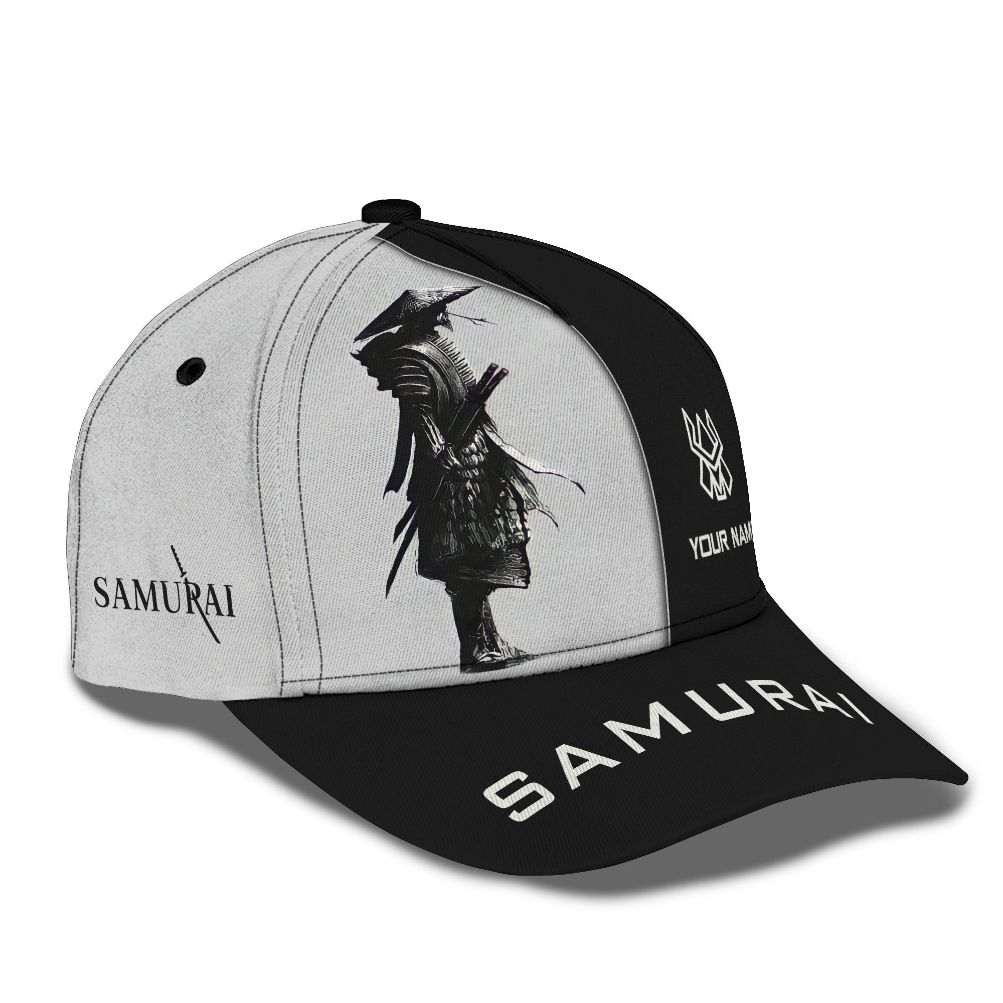 Samurai Personalized Name 3D Classic Cap Custom Gift For Samurai Lovers