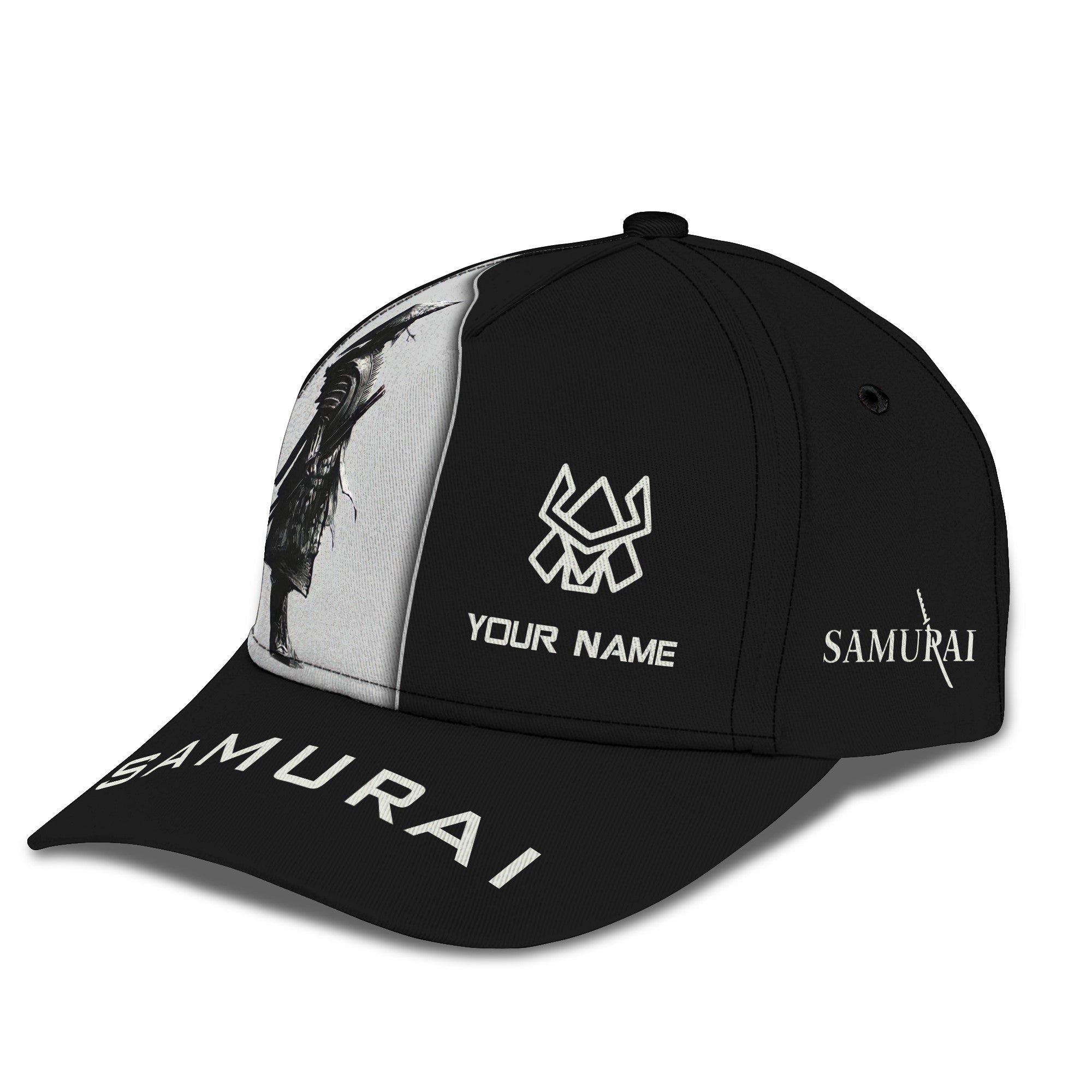 Samurai Personalized Name 3D Classic Cap Custom Gift For Samurai Lovers