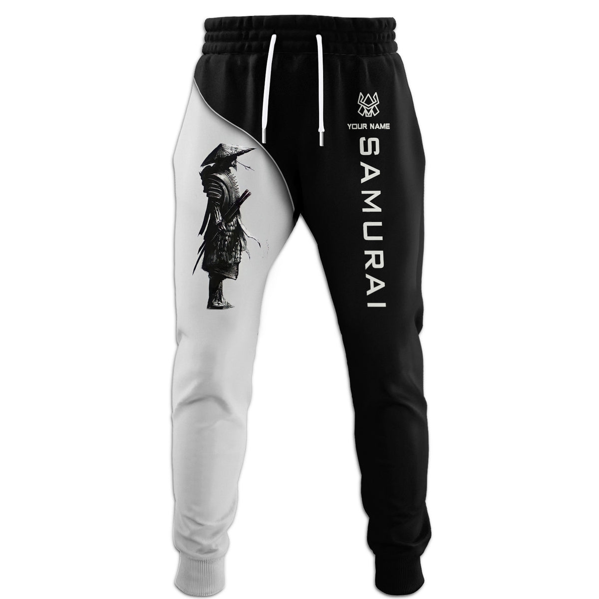 Samurai Personalized Name 3D Sweatpants Custom Gift For Samurai Lovers