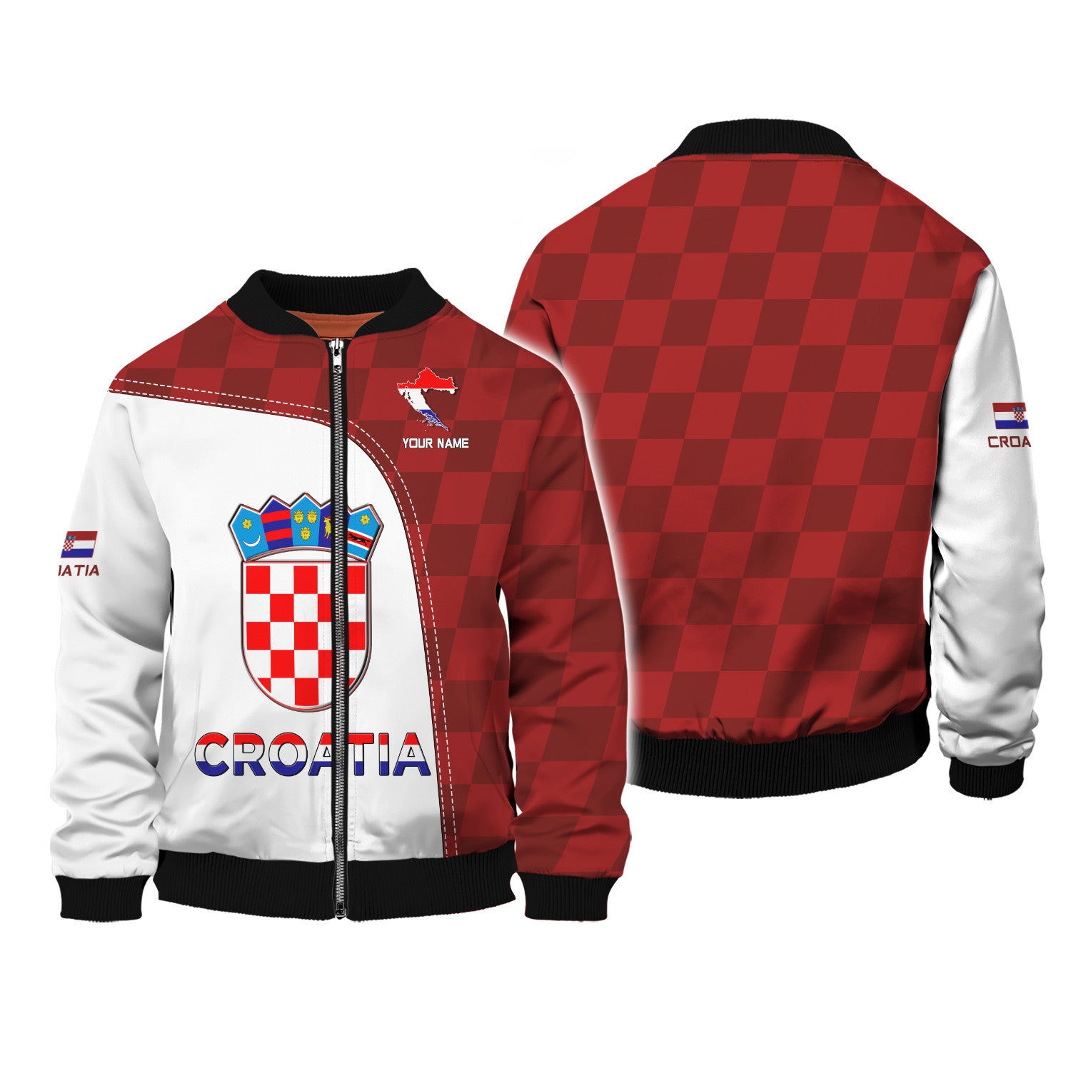 Croatia Custom Name Croatia Shirt Personalized Gift For Croatia Lovers