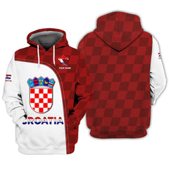 Croatia Custom Name Croatia Shirt Personalized Gift For Croatia Lovers