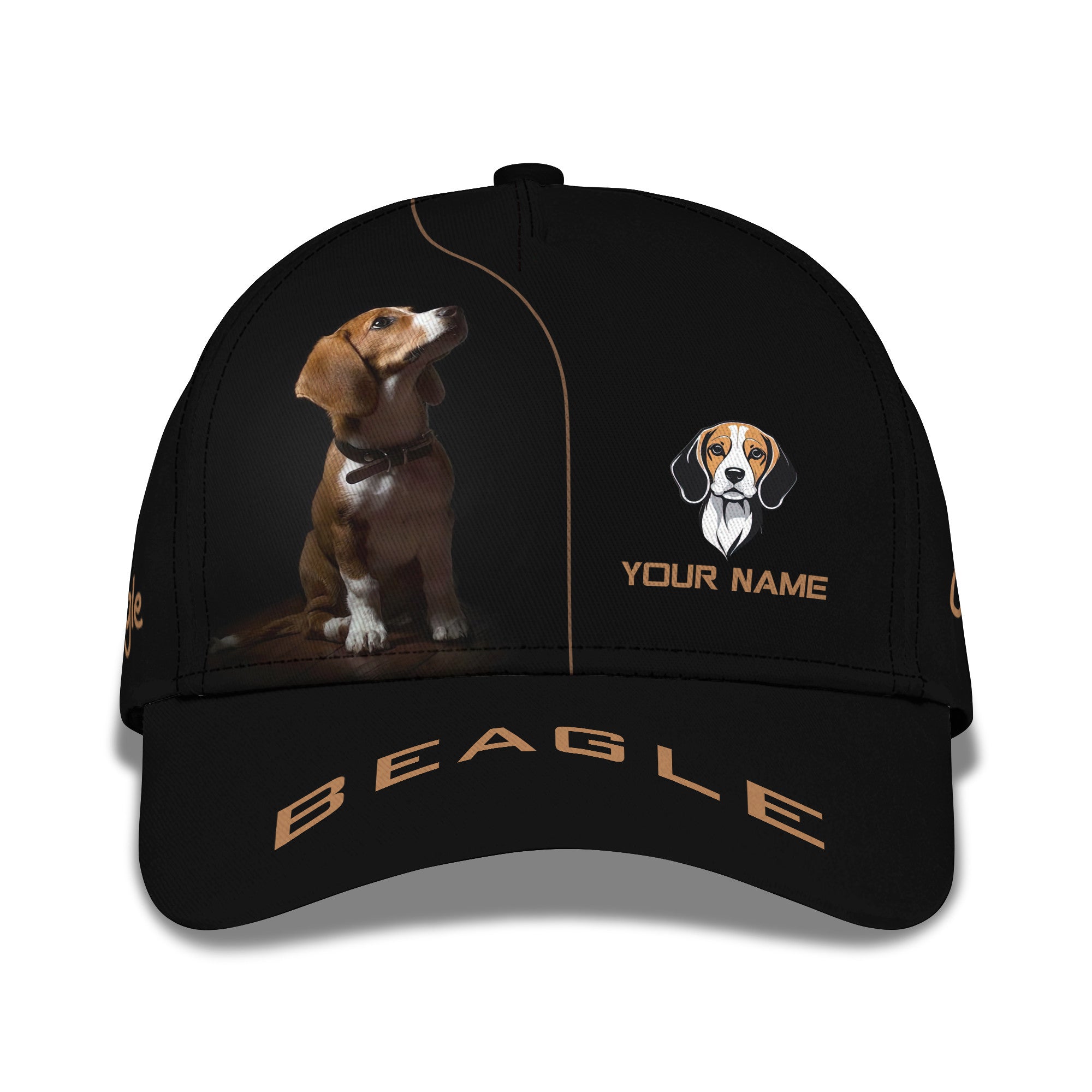 Custom Name 3D Beagle Zipper Hoodie Beagle Personalized Name Zipper Hoodie For Beagle Lovers