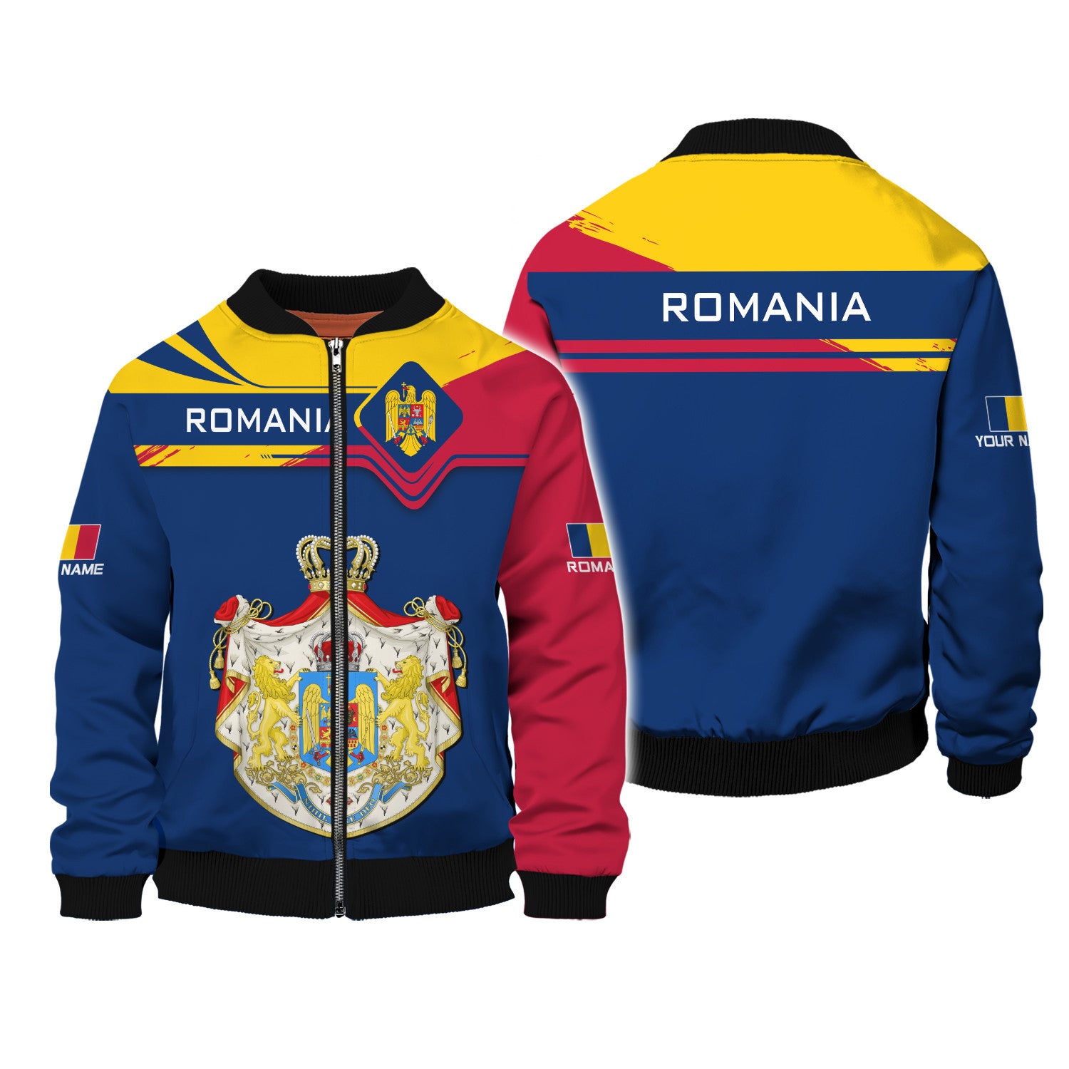 Romania Personalized Name 3D Shirt Gift For Romania Lovers