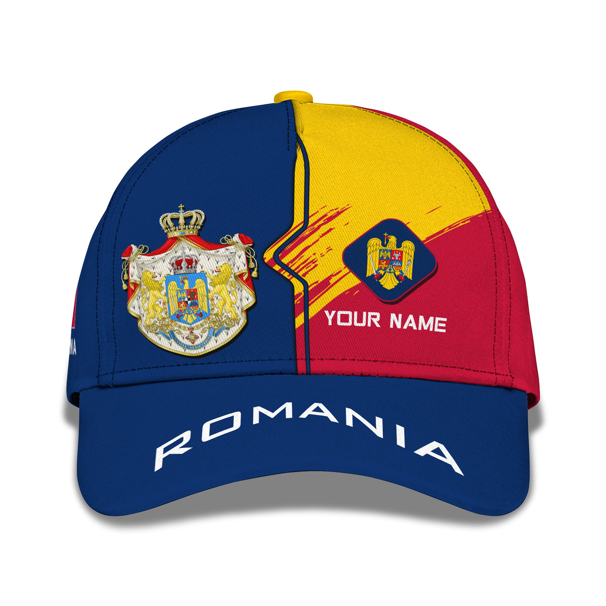 Romania Personalized Name 3D Classic Cap Gift For Romania Lovers