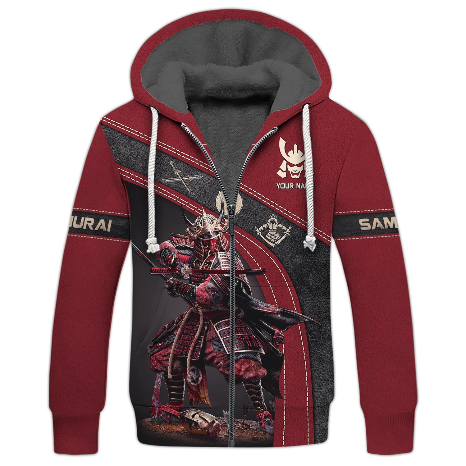 Custom Name 3D Samurai Shirt Personalized Name Gift For Samurai Lovers