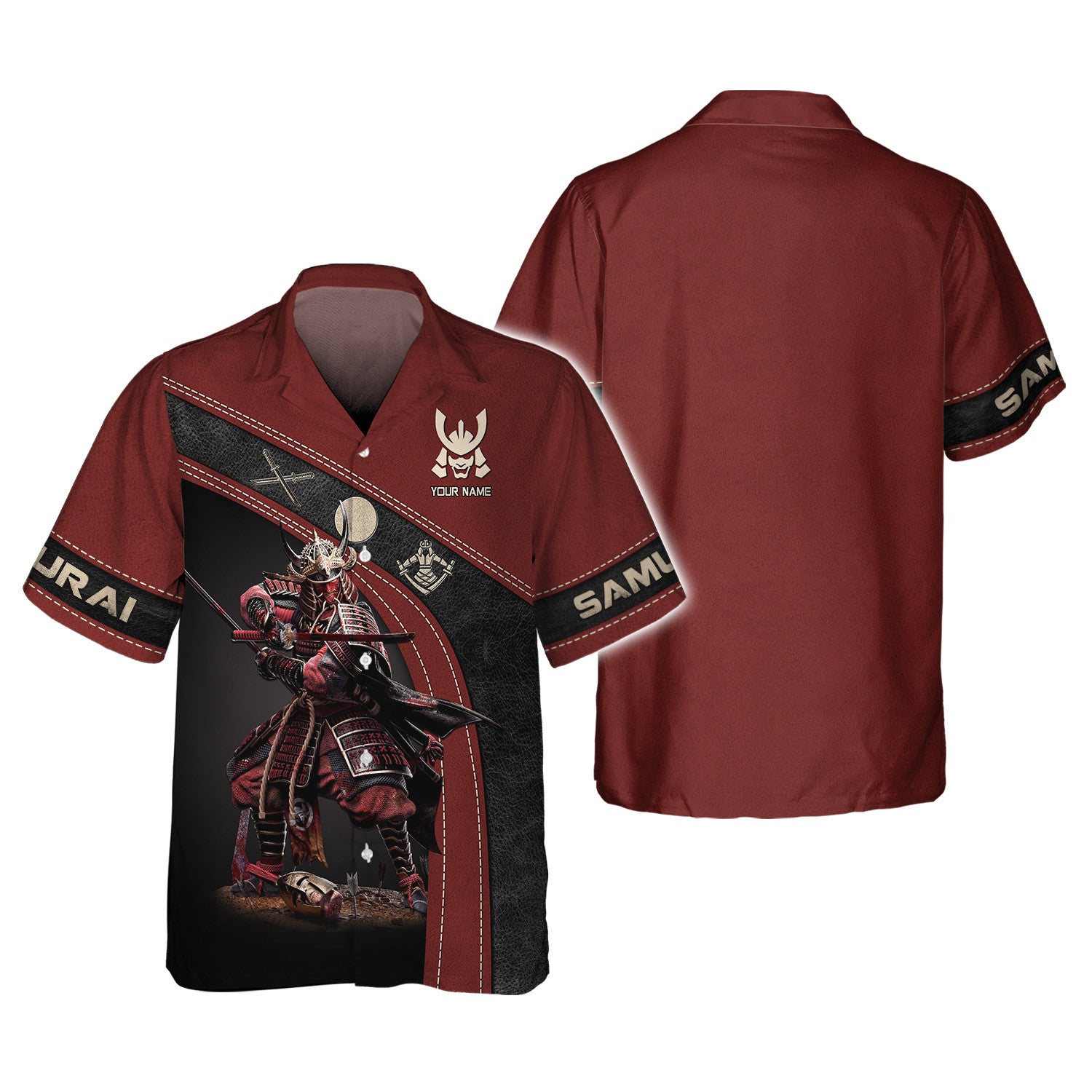 Custom Name 3D Samurai Shirt Personalized Name Gift For Samurai Lovers