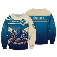 Custom Name Scotland Shirt Scottish Shirt Personalized Gift For Scotland Lovers