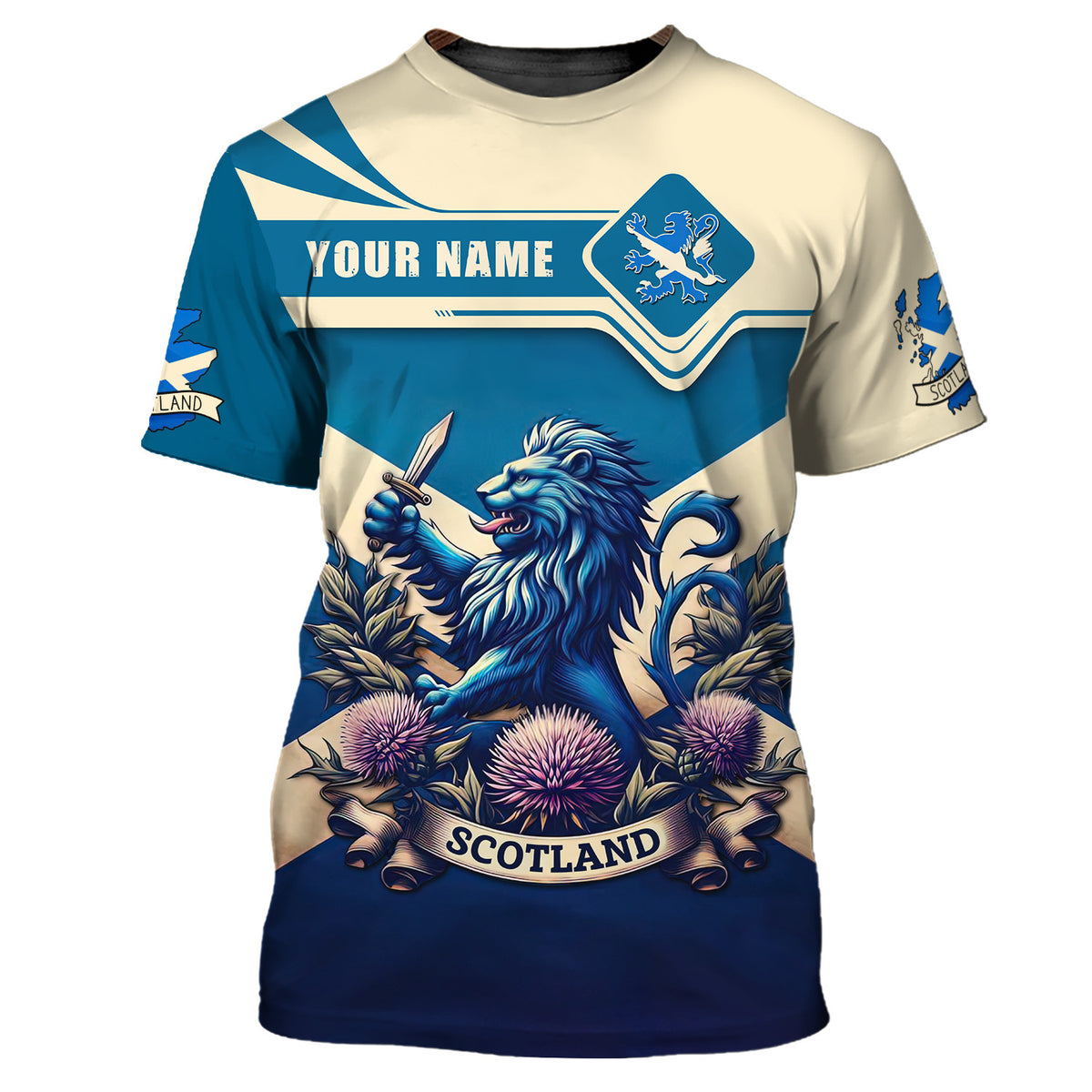 Custom Name Scotland Shirt Scottish Shirt Personalized Gift For Scotland Lovers