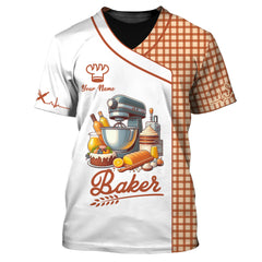 Baker Shirt Custom Uniform Personalized Name Baker Shirt