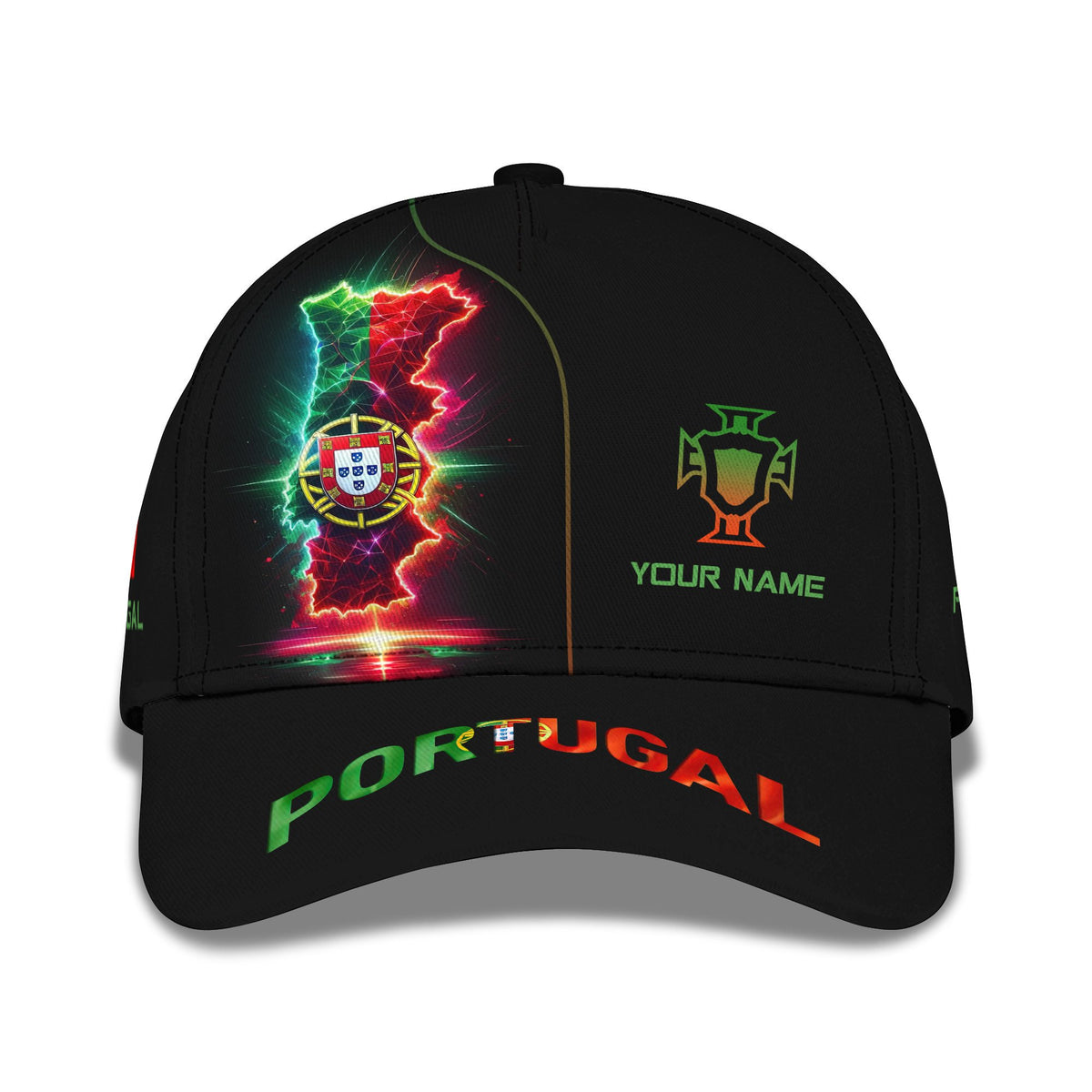 Portugal Unisex 3D Custom Name Classic Cap Personalized Gift For Portugal Lovers